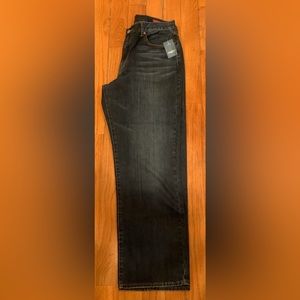 NEW Lucky Brand 181 Relaxed Straight Blue Jeans Size 36x32